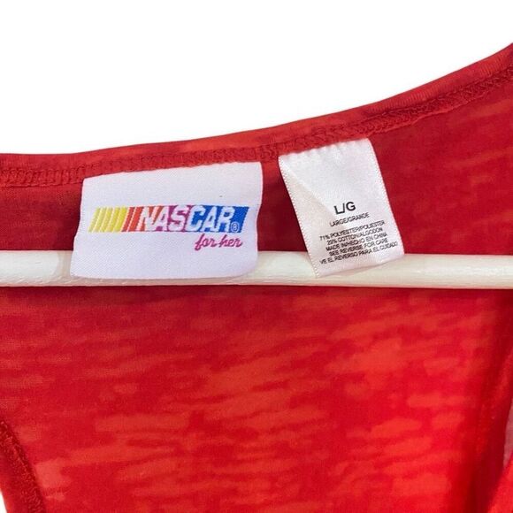 Nascar for her red razor back tank Tony Stewart large #14 - Picture 3 of 4